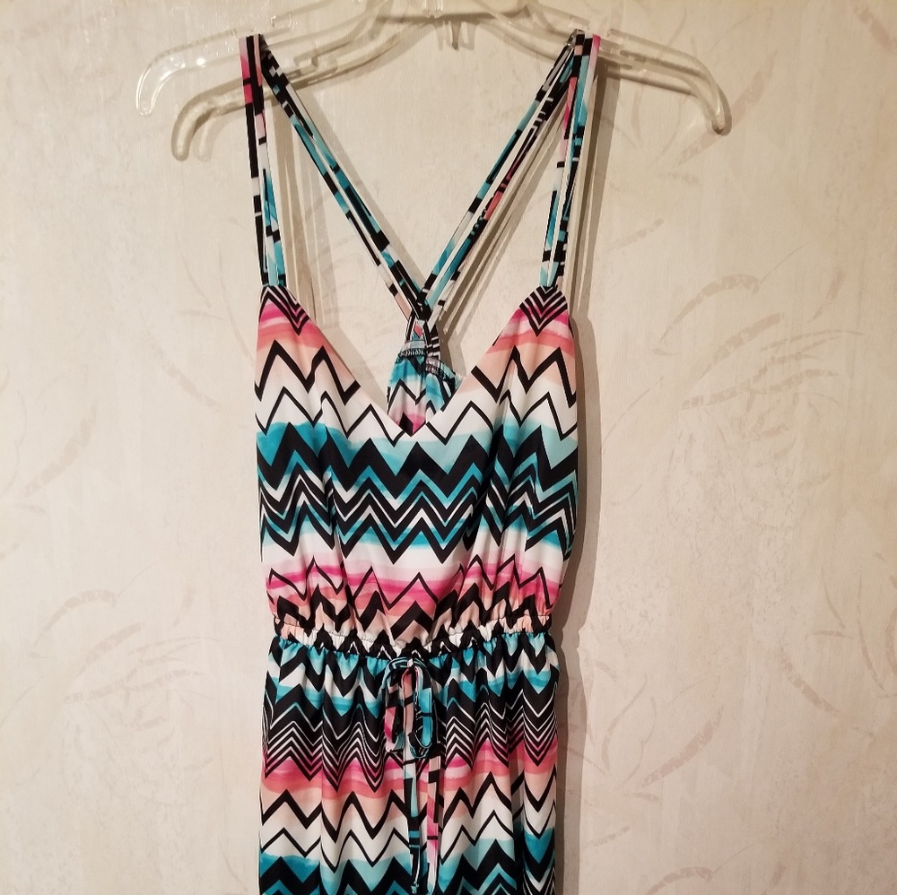 Multi colored mini dress